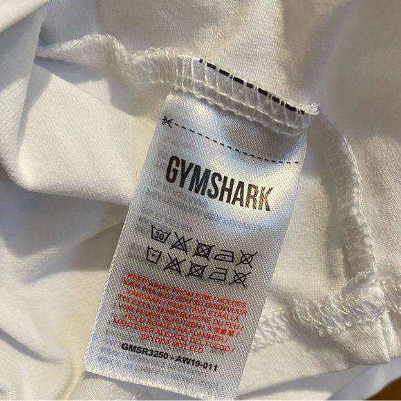 Gymshark Men’s Critical Stringer White Stretchy Muscle Tank S - Picture 12 of 12